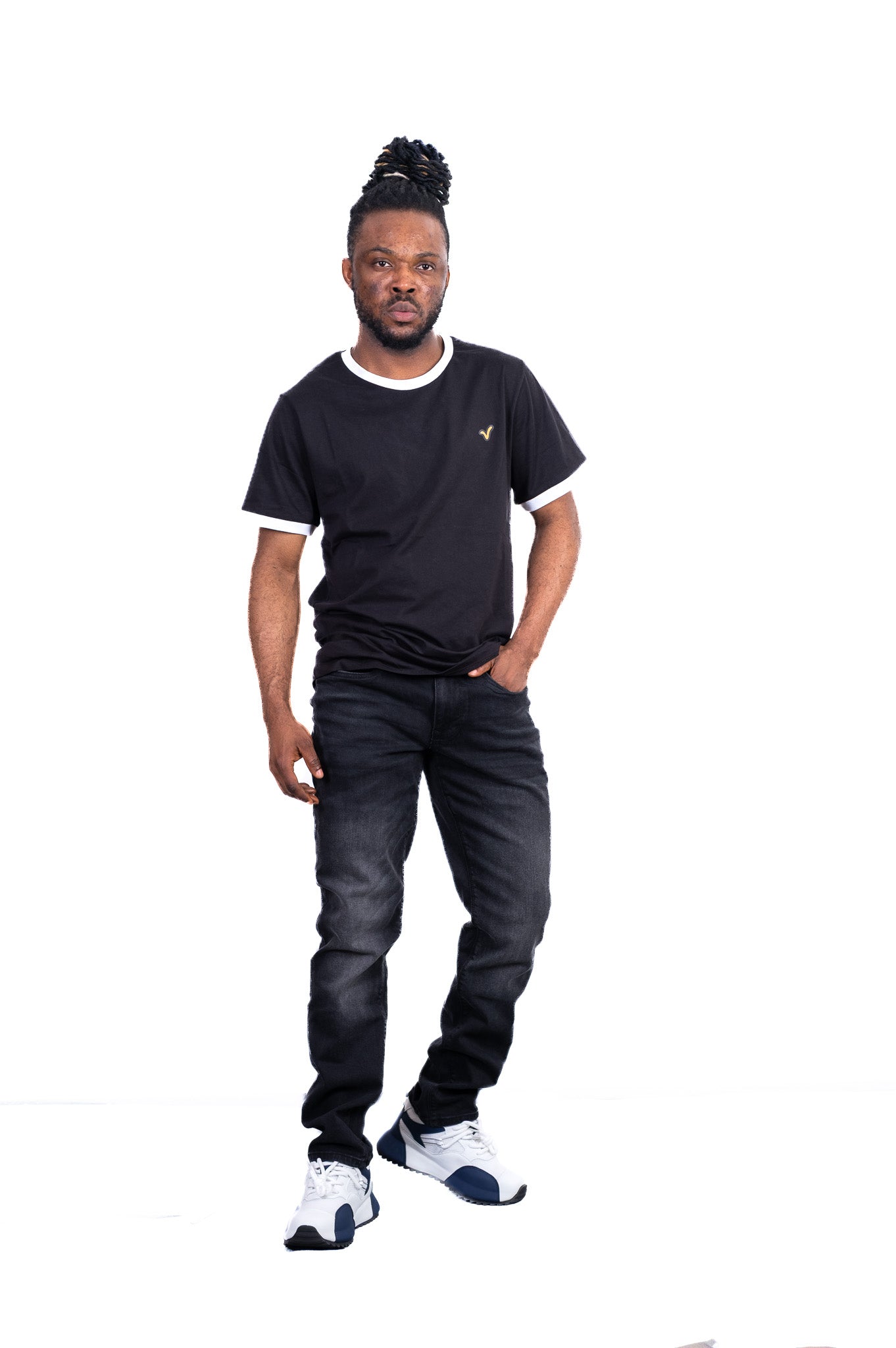HARVEY 007 WASHED BLACK