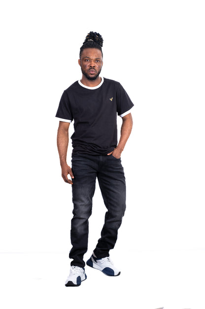 HARVEY 007 WASHED BLACK
