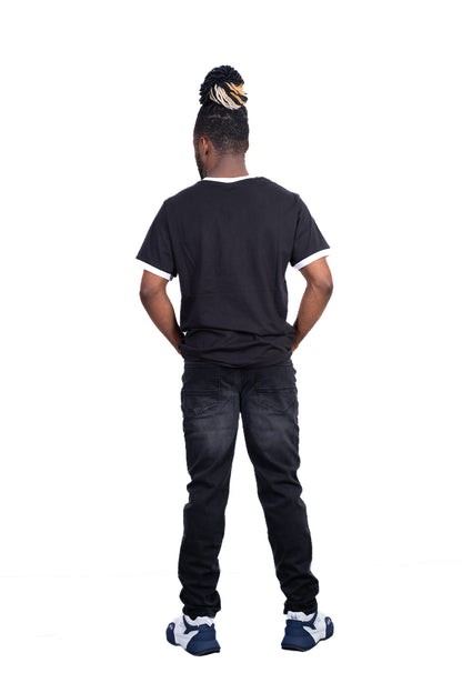 HARVEY 007 WASHED BLACK