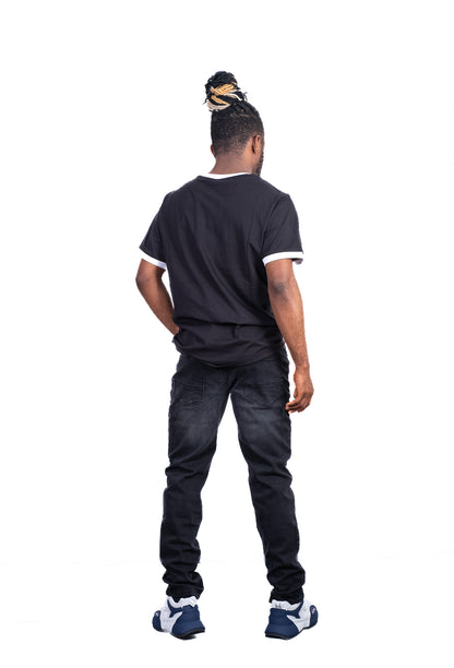 HARVEY 007 WASHED BLACK